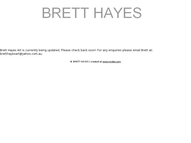 www.bretthayesart.com