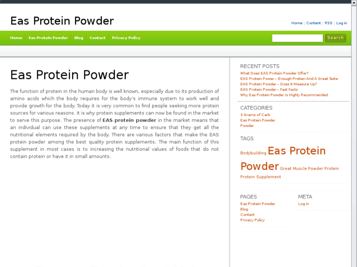 www.easproteinpowder.com