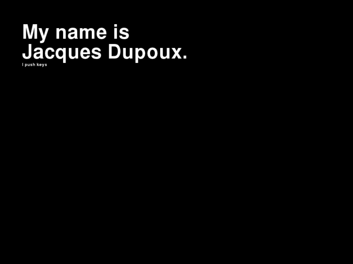 www.jacquesdupoux.com