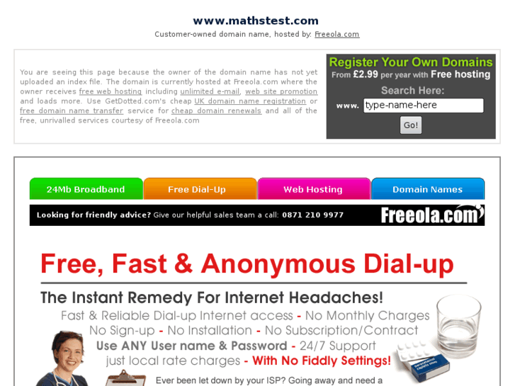 www.mathstest.com