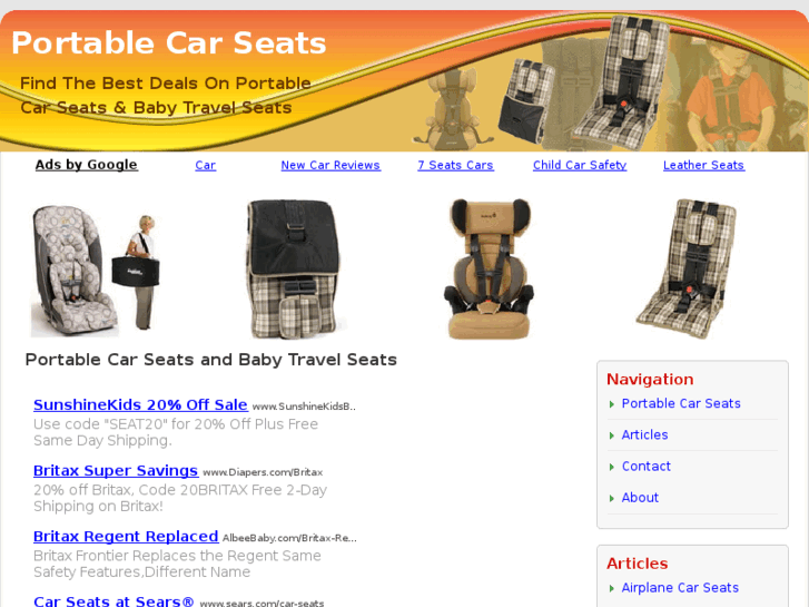 www.portablecarseats.org