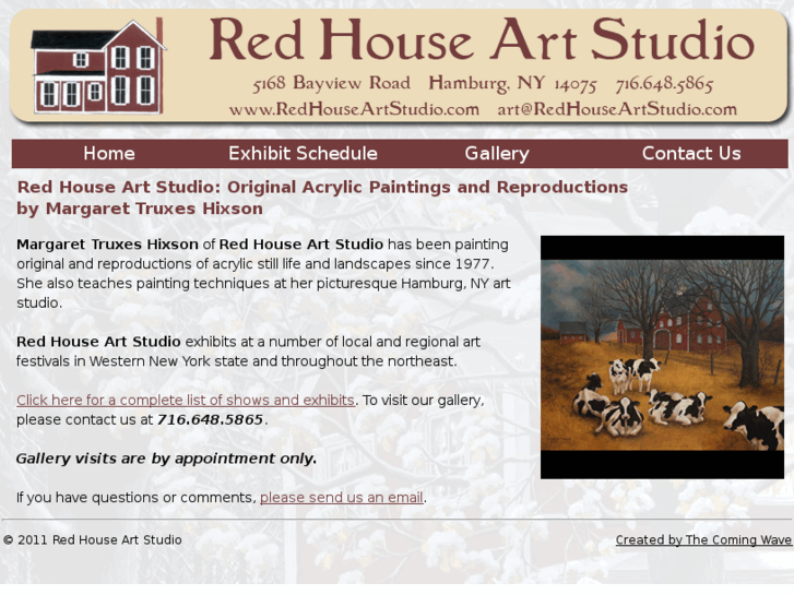 www.redhouseartstudio.com