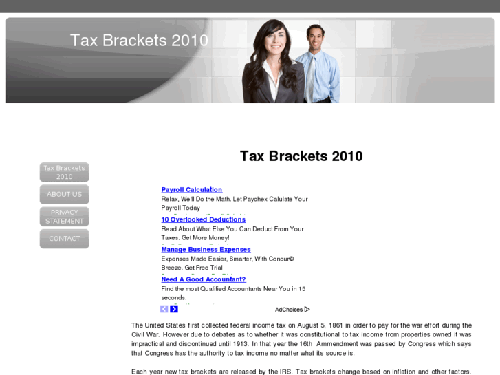 www.taxbrackets2010.com