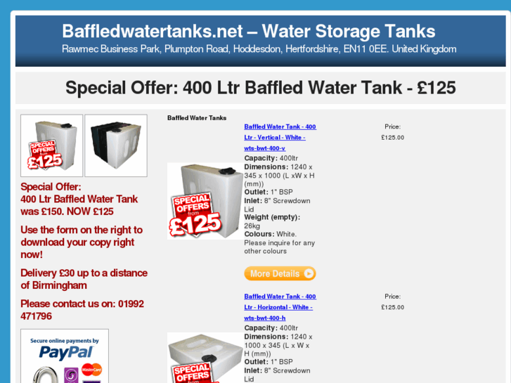 www.baffledwatertanks.net