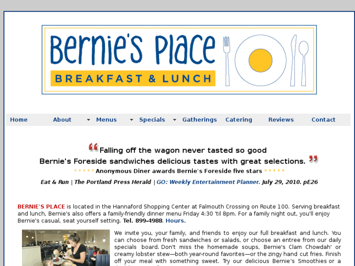 www.berniesplacefalmouth.com