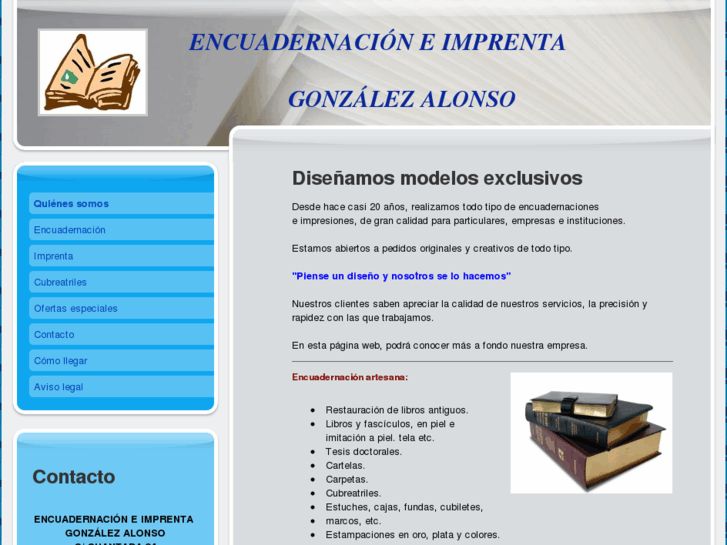 www.encuadernaciongonzalezalonso.com