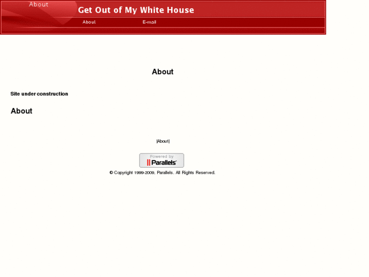 www.getoutofmywhitehouse.com