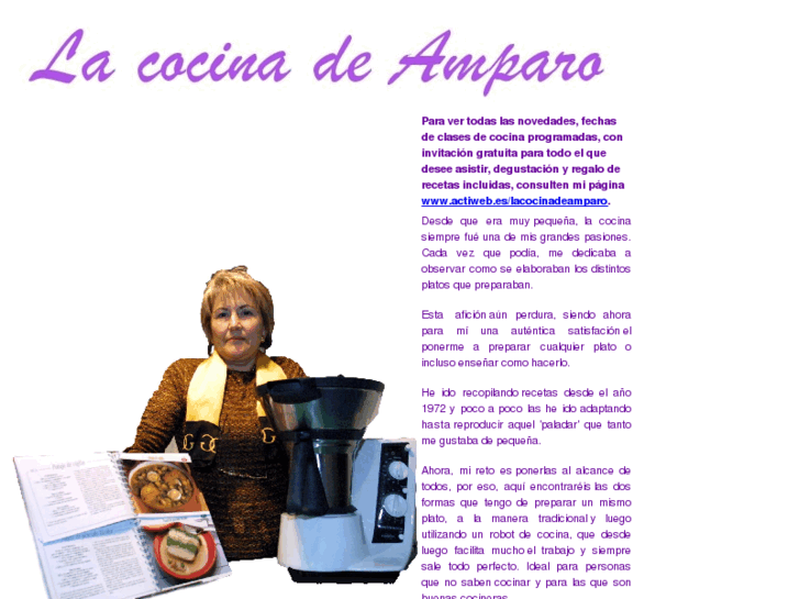 www.lacocinadeamparo.com