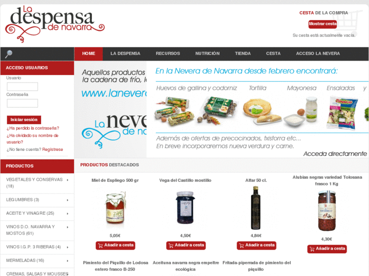 www.ladespensadenavarra.com