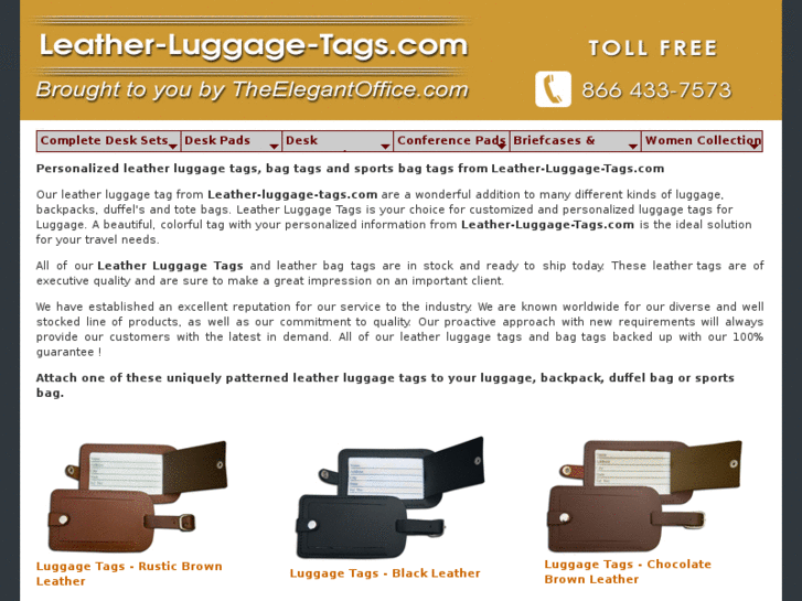 www.leather-luggage-tags.com