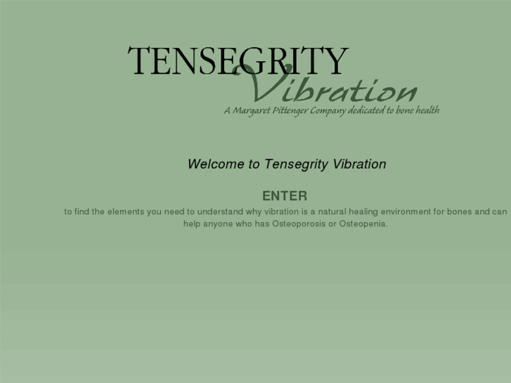 www.tensegrityvibration.com