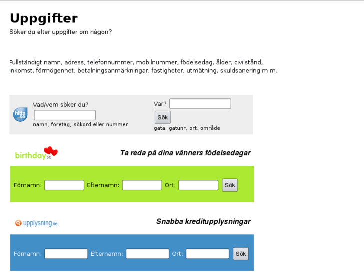 www.uppgifter.se