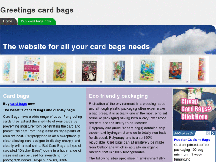 www.greetingscardbags.co.uk