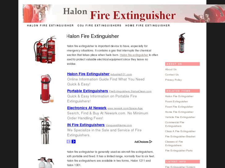 www.halonfireextinguisher.net