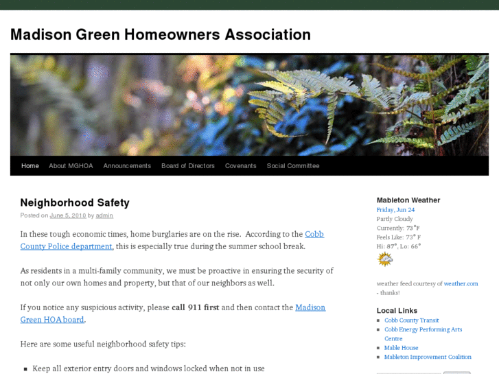 www.madisongreenhoa.com