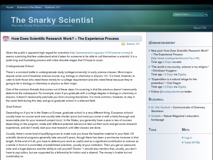 www.thesnarkyscientist.com