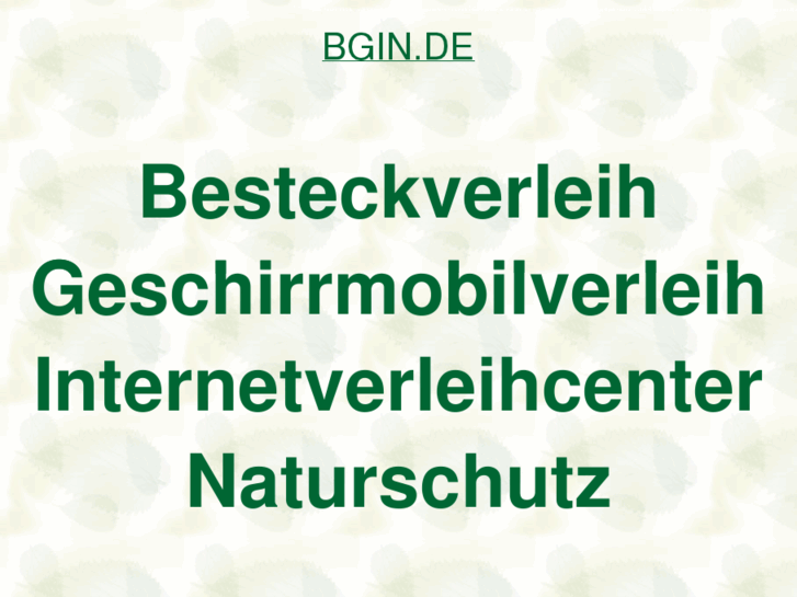 www.bgin.de