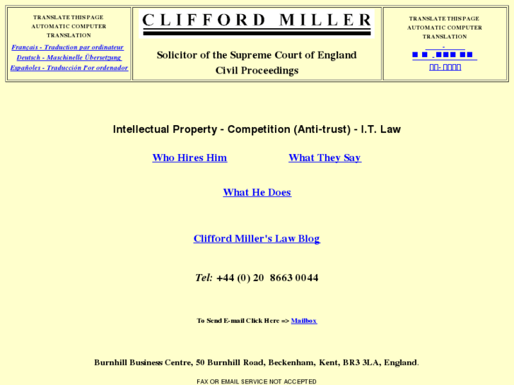 www.cliffordmiller.com