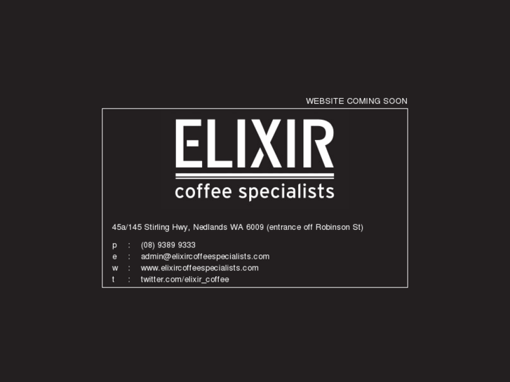 www.elixircoffeespecialists.com