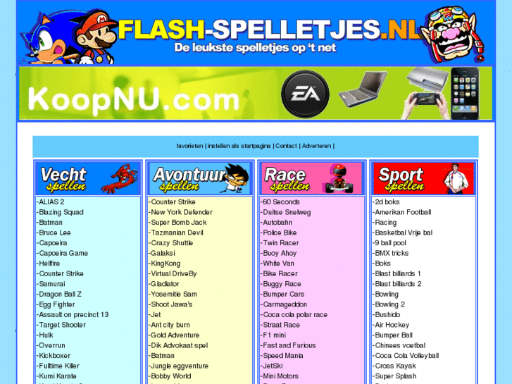 www.flash-spelletjes.nl