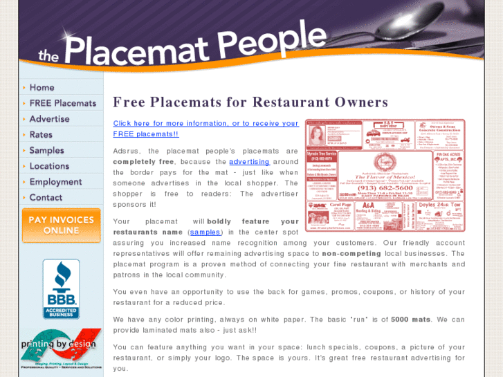 www.freeplacemats.com