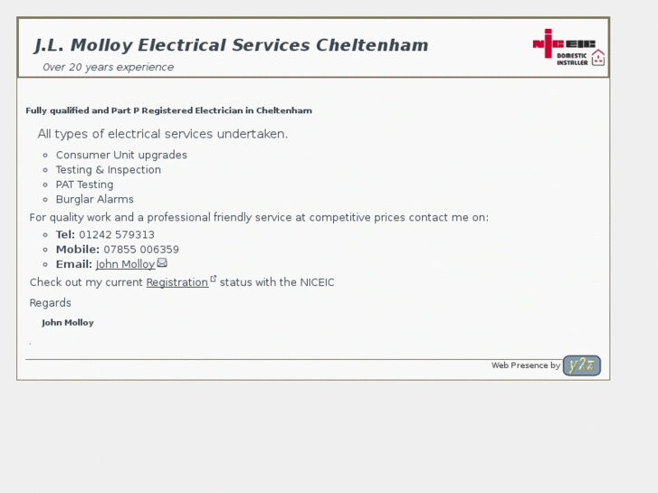 www.jlmolloyelectricalservices.co.uk