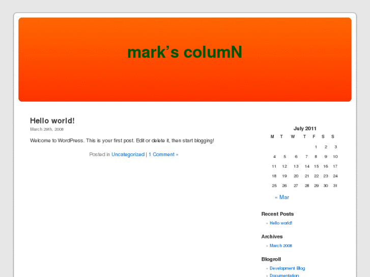 www.markscolumn.com