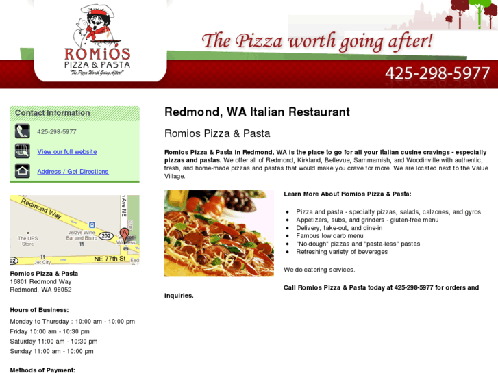 www.romiospizzaredmond.com