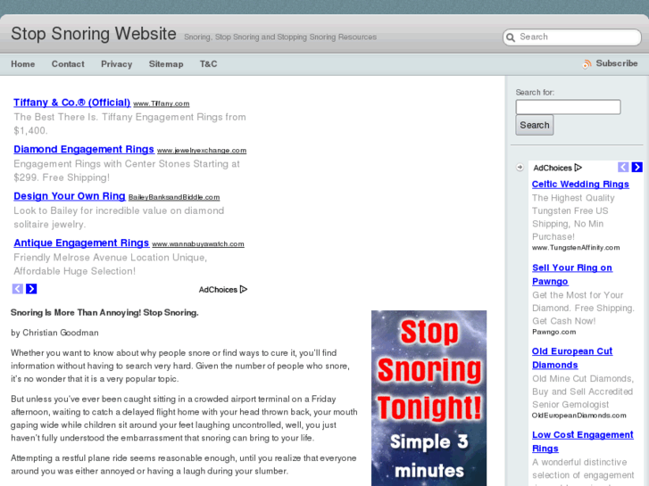 www.stopsnoringwebsite.org