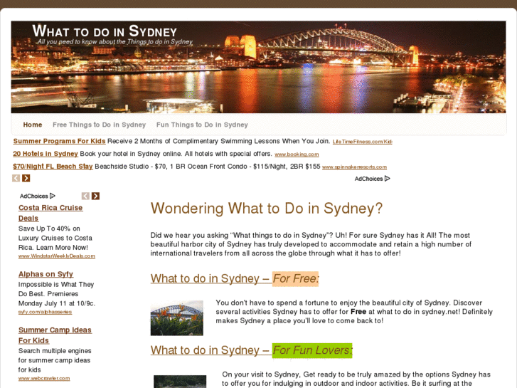 www.whattodoinsydney.net