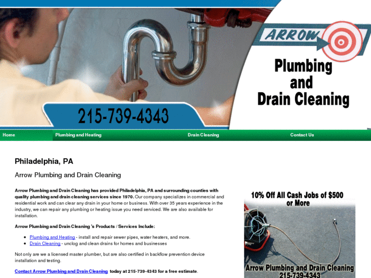 www.arrowplumbinganddrain.com