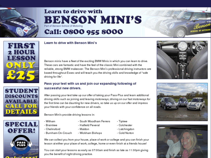 www.bensonminis.com