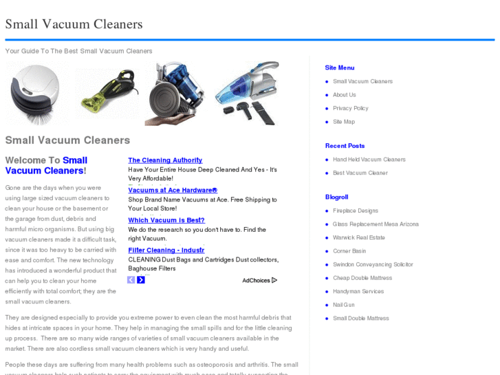 www.bestsmallvacuumcleaners.net