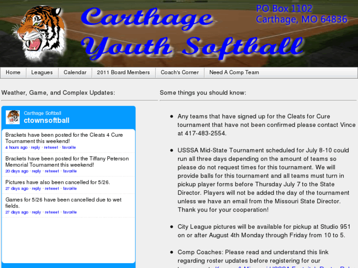 www.carthageyouthsoftball.com