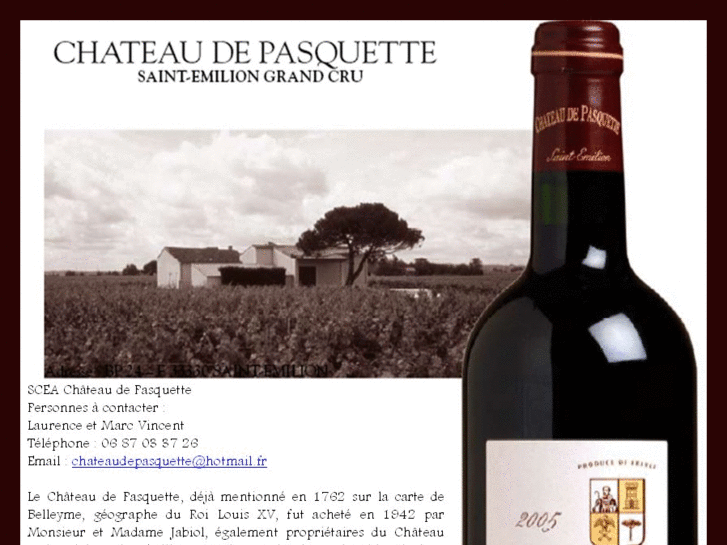 www.chateaudepasquette.com