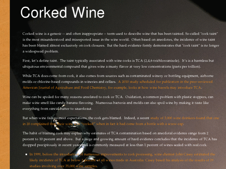 www.corkedwine.com