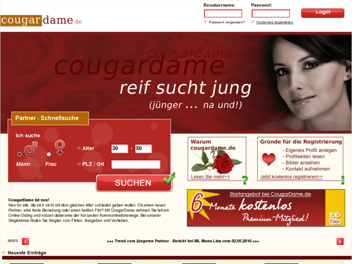 www.cougardame.de