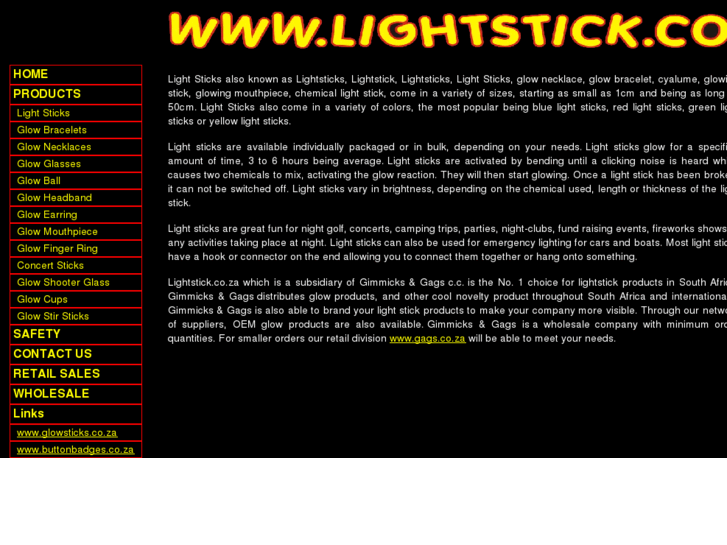 www.lightstick.co.za