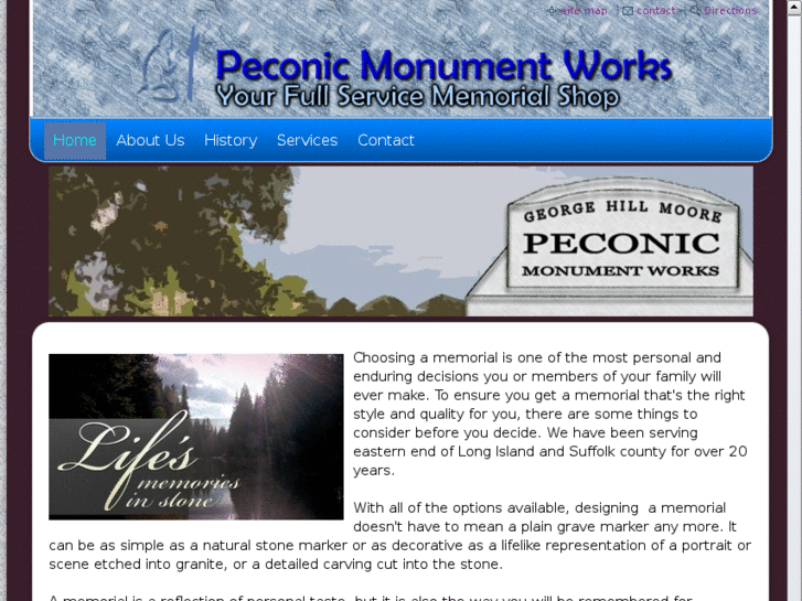 www.peconicmonumentworks.com