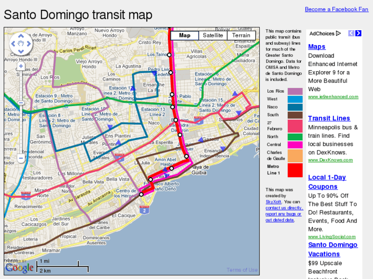 www.santodomingotransitmap.com