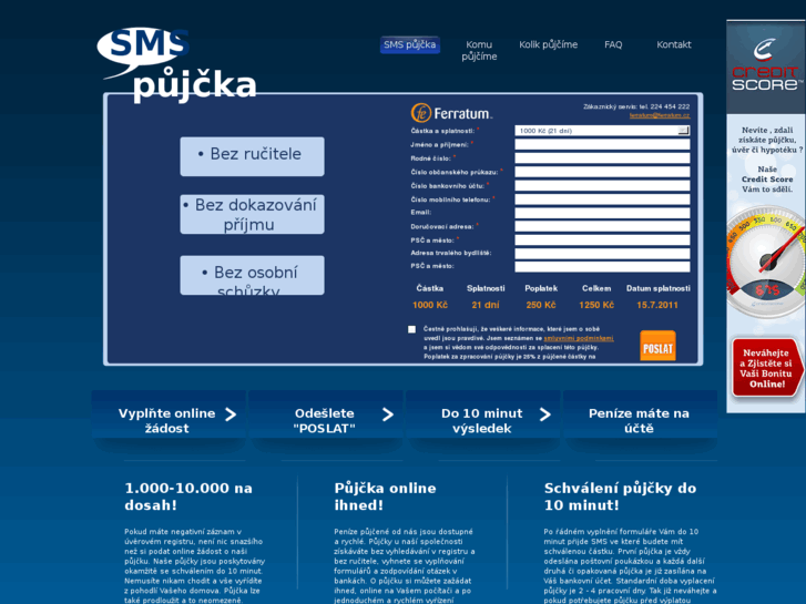 www.sms-pujcka.tv