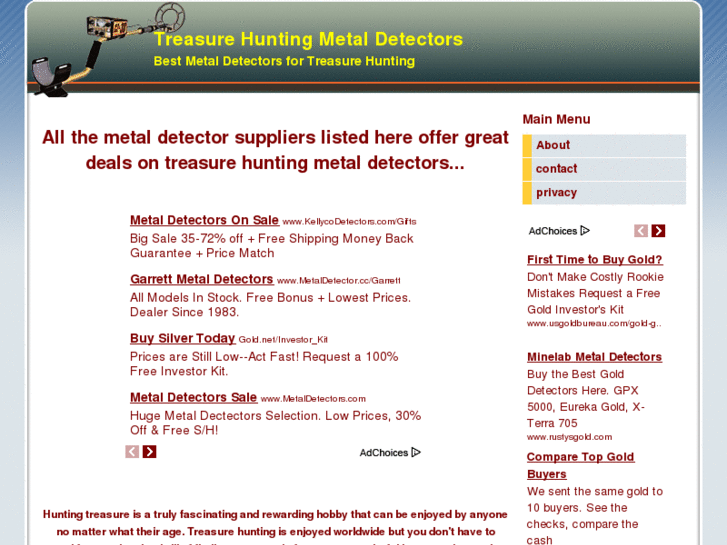 www.treasure-hunting-metal-detectors.com