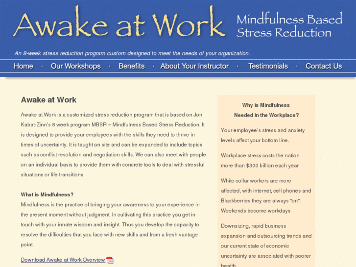 www.beawakeatwork.com