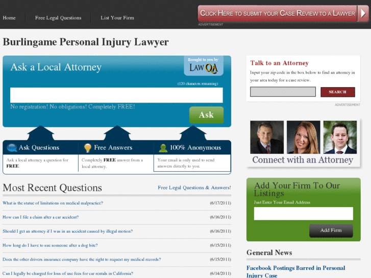 www.burlingamepersonalinjurylawyer.com