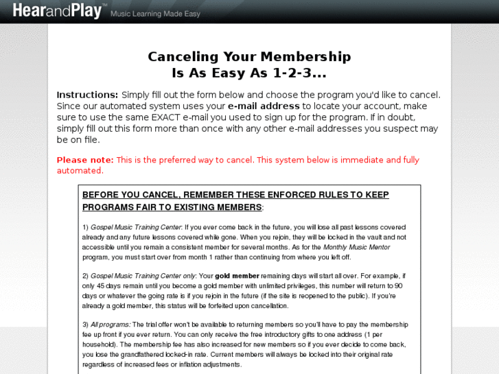 www.cancelprogram.com