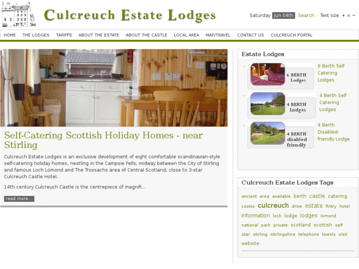 www.culcreuch-estate-lodges.com