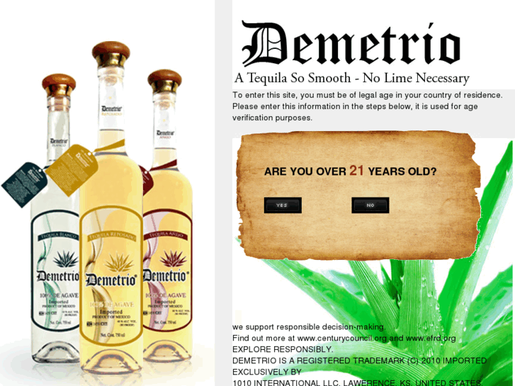 www.demetriotequila.com