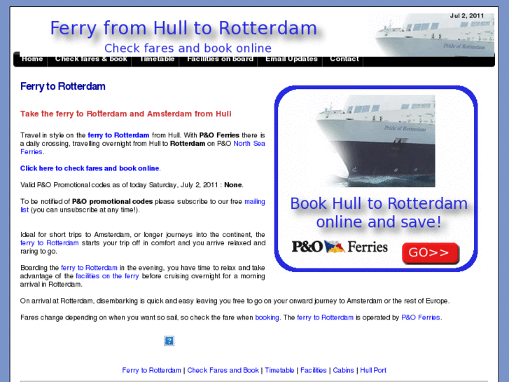 www.ferrytorotterdam.co.uk