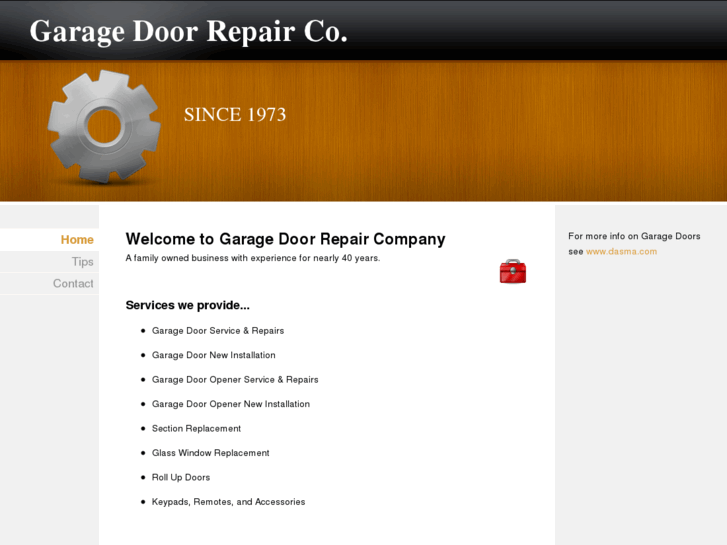 www.garagedoorrepairco.com