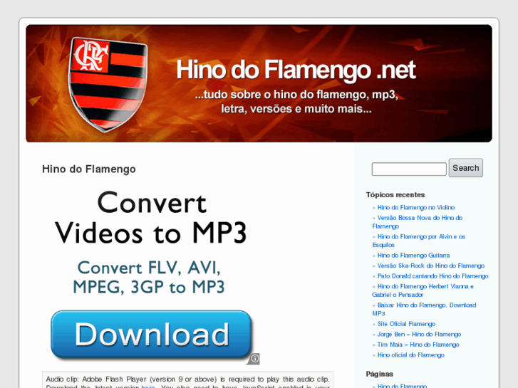 www.hinodoflamengo.net